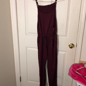 Burgundy Jumpsuit